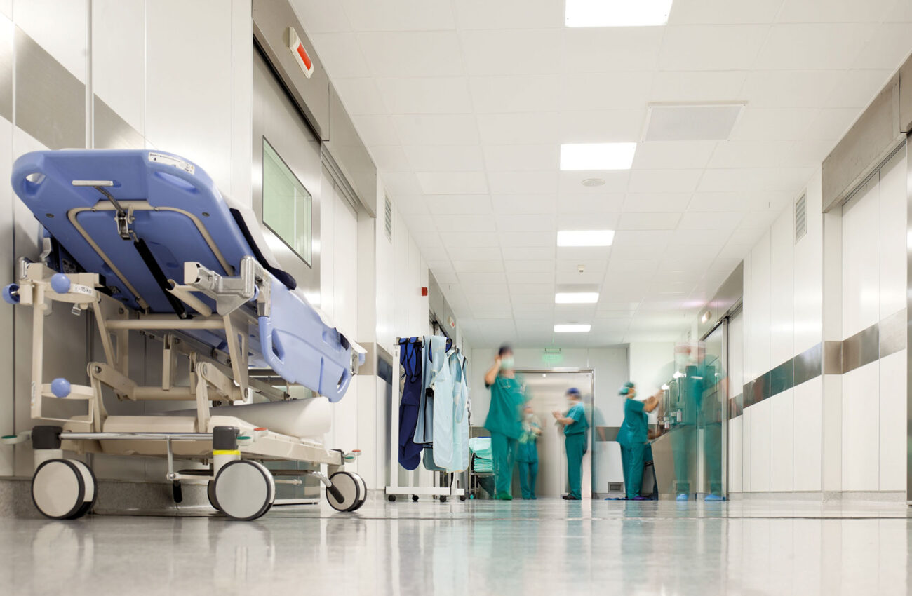 Hospital surgery corridor